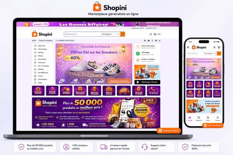 Système de synchronisation Marketplace Shopini