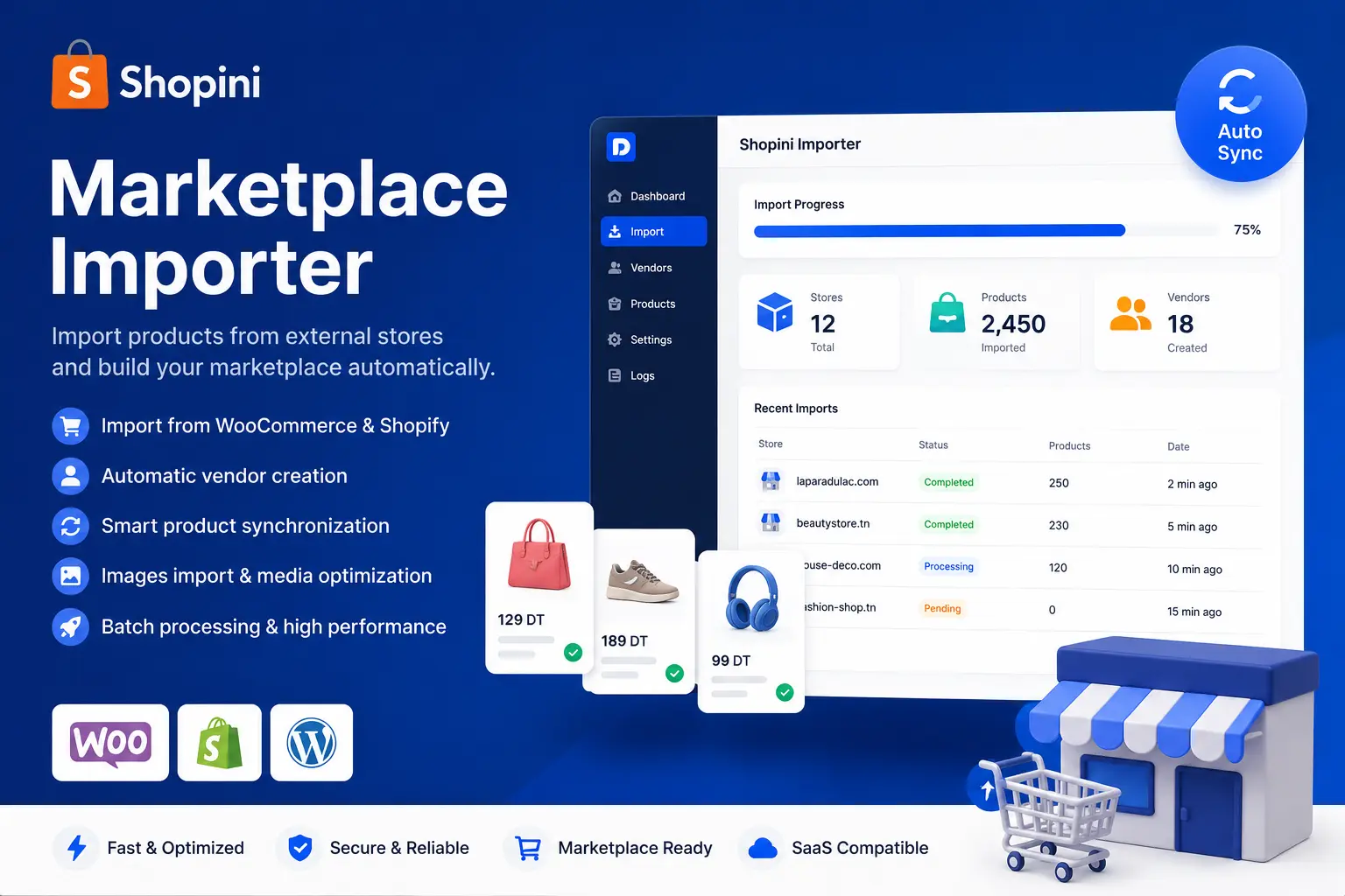 shopini importer, marketplace importer